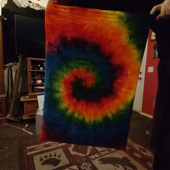 Twin size bed sheets handmade Mood Swing Tie Dye